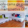 sofa-cama de palets